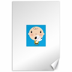 Snoopy Canvas 12  X 18   by Mjdaluz