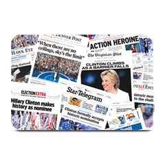 Hillary 2016 Historic Newspaper Collage Plate Mats by blueamerica