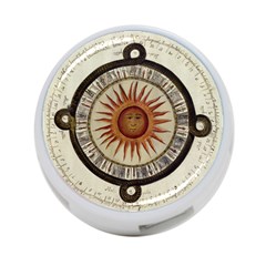 Ancient Aztec Sun Calendar 1790 Vintage Drawing 4-port Usb Hub (two Sides)  by yoursparklingshop