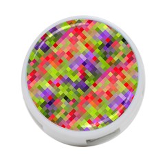 Colorful Mosaic 4-port Usb Hub (two Sides)  by DanaeStudio