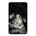 Nativity Scene Birth Of Jesus With Virgin Mary And Angels Black And White Litograph Memory Card Reader Front