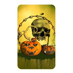 Halloween, Funny Pumpkins And Skull With Spider Memory Card Reader by FantasyWorld7