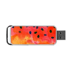 Abstract Watermelon Portable Usb Flash (one Side) by DanaeStudio