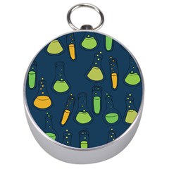 Science Geek Silver Compasses by BubbSnugg