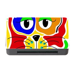 Colorful Cat Memory Card Reader With Cf by Valentinaart