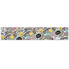 Communication Web Seamless Pattern Flano Scarf (large) by kostolom3000shop