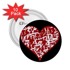 Valentine s Day Design 2 25  Buttons (10 Pack)  by Valentinaart