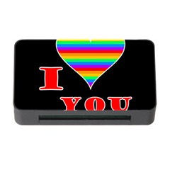 I Love You Memory Card Reader With Cf by Valentinaart