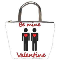 Be Mine Valentine Bucket Bags by Valentinaart