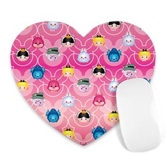 Alice In Wonderland Heart Mousepads by reddyedesign