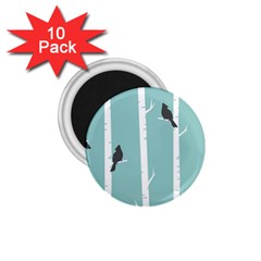 Birds Trees Birch Birch Trees 1 75  Magnets (10 Pack)  by Amaryn4rt