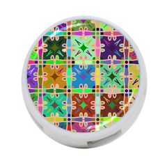 Abstract Pattern Background Design 4-port Usb Hub (one Side) by Amaryn4rt