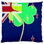 IrishShamrock New Zealand Ireland Funny St Patrick Flag Standard Flano Cushion Case (One Side) Front