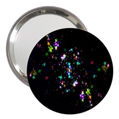 Star Structure Many Repetition 3  Handbag Mirrors by Amaryn4rt
