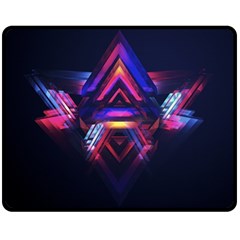 Abstract Desktop Backgrounds Double Sided Fleece Blanket (medium)  by Amaryn4rt