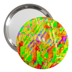 Cheerful Phantasmagoric Pattern 3  Handbag Mirrors by Amaryn4rt
