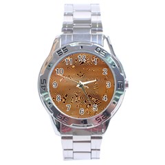 Circuit Board Stainless Steel Analogue Watch by Amaryn4rt