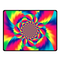 Colorful Psychedelic Art Background Double Sided Fleece Blanket (small)  by Amaryn4rt