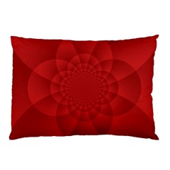 Psychedelic Art Red  Hi Tech Pillow Case (two Sides) by Amaryn4rt