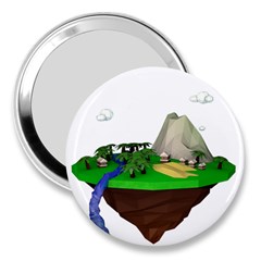 Low Poly 3d Render Polygon 3  Handbag Mirrors by Amaryn4rt