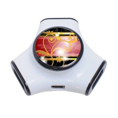 Pattern Vectors Illustration 3-port Usb Hub by Nexatart