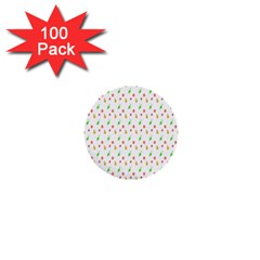 Fruit Pattern Vector Background 1  Mini Buttons (100 Pack)  by Nexatart