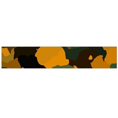 Background For Scrapbooking Or Other Camouflage Patterns Orange And Green Flano Scarf (large) by Nexatart