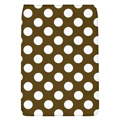 Brown Polkadot Background Flap Covers (s) 