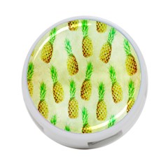 Pineapple Wallpaper Vintage 4-port Usb Hub (two Sides)  by Nexatart