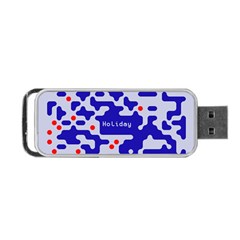 Qr Code Congratulations Portable Usb Flash (one Side) by Nexatart