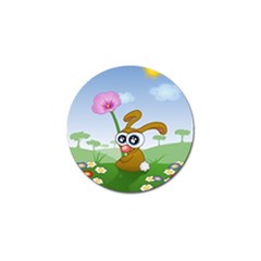 Easter Spring Flowers Happy Golf Ball Marker (10 Pack) by Nexatart
