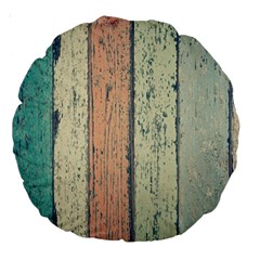 Abstract Board Construction Panel Large 18  Premium Round Cushions by Nexatart