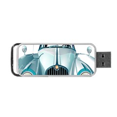 Oldtimer Car Vintage Automobile Portable Usb Flash (one Side) by Nexatart