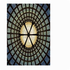 Stained Glass Colorful Glass Large Garden Flag (two Sides) by Nexatart