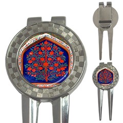 Tree Of Life 3-in-1 Golf Divots by Nexatart