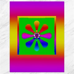 Flower Mosaic Canvas 18  X 24   by pepitasart