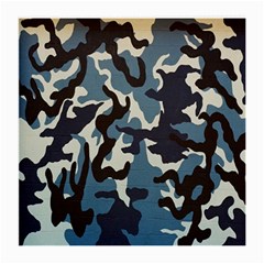 Blue Water Camouflage Medium Glasses Cloth by Nexatart