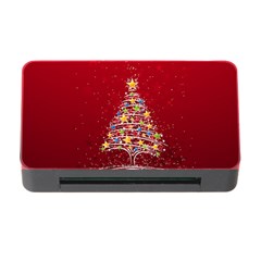 Colorful Christmas Tree Memory Card Reader With Cf by Nexatart