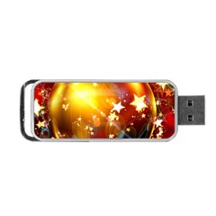 Advent Star Christmas Portable Usb Flash (two Sides) by Nexatart
