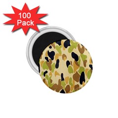 Army Camouflage Pattern 1 75  Magnets (100 Pack)  by Nexatart