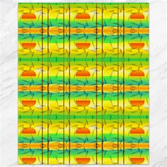 Birds Beach Sun Abstract Pattern Canvas 16  X 20   by Nexatart
