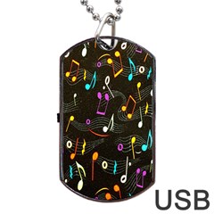 Fabric Cloth Textile Clothing Dog Tag Usb Flash (one Side) by Nexatart
