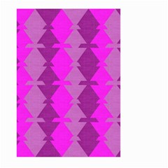 Fabric Textile Design Purple Pink Large Garden Flag (two Sides) by Nexatart