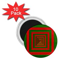 Fabric Texture 3d Geometric Vortex 1 75  Magnets (10 Pack)  by Nexatart
