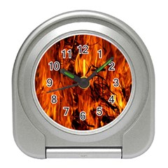 Fire Easter Easter Fire Flame Travel Alarm Clocks by Nexatart