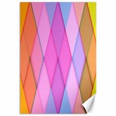 Graphics Colorful Color Wallpaper Canvas 12  X 18   by Nexatart