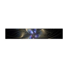 Fractal Blue Abstract Fractal Art Flano Scarf (mini) by Nexatart