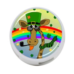 Irish Giraffe 4-port Usb Hub (one Side) by Valentinaart