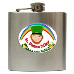 St  Patrick Hip Flask (6 Oz) by Valentinaart