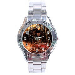 Locomotive Stainless Steel Analogue Watch by Nexatart
